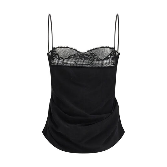 Magda Butrym Black Silk Blouse