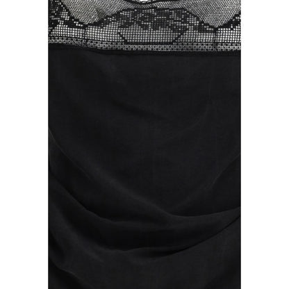 Magda Butrym Black Silk Blouse