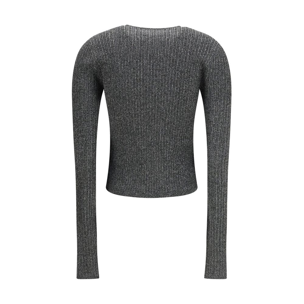 Cardigan Amiri nero in viscosa