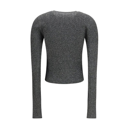 Cardigan Amiri nero in viscosa