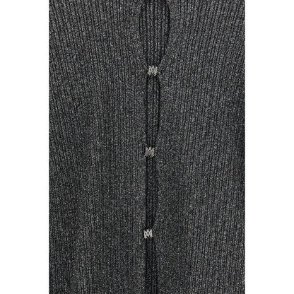 Cardigan Amiri nero in viscosa