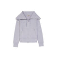 Cardigan Herno in cotone viola