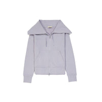 Cardigan Herno in cotone viola