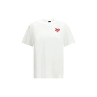 T-shirt bianca in cotone PINKO