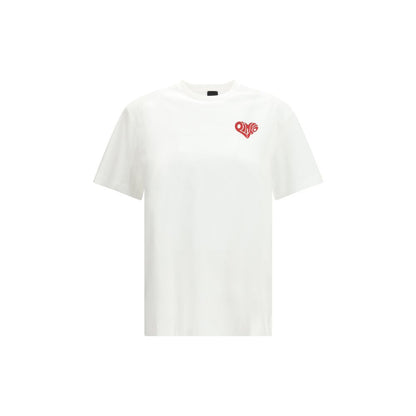 T-shirt bianca in cotone PINKO