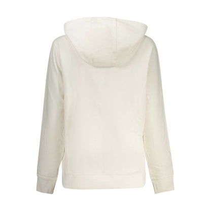 Felpa da donna in cotone bianco Tommy Hilfiger
