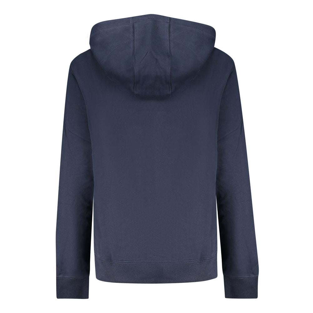 Sweat à capuche Tommy Hilfiger en coton bleu pour femme