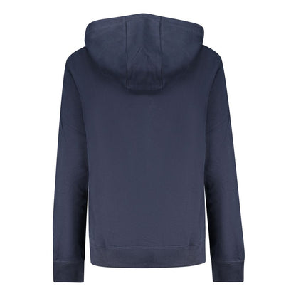 Felpa con Cappuccio da Donna Tommy Hilfiger in Cotone Blu