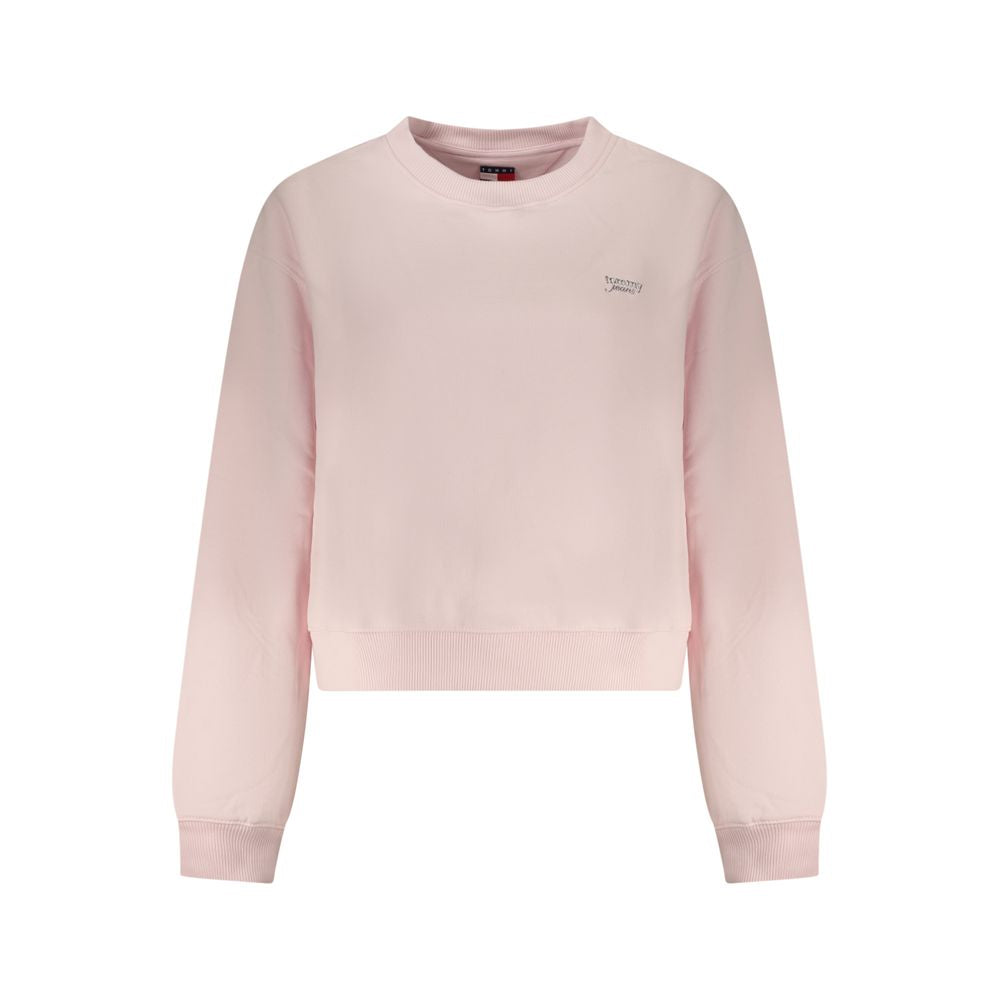 Sweat-shirt en coton rose Tommy Hilfiger pour femme