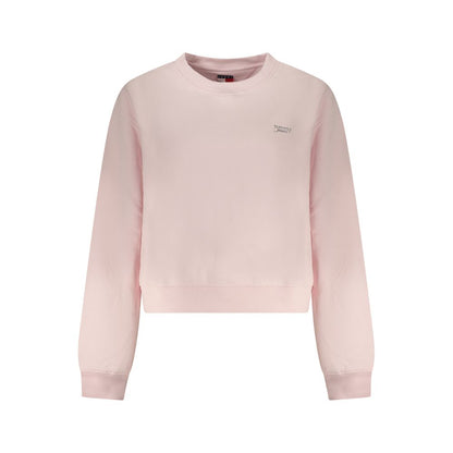 Sweat-shirt en coton rose Tommy Hilfiger pour femme