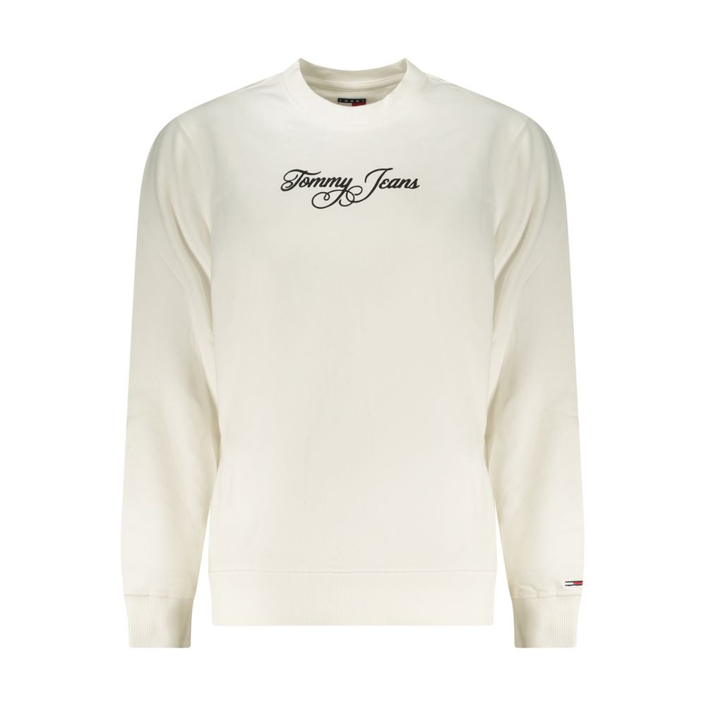 Tommy Hilfiger Felpa Donna in Cotone Bianco