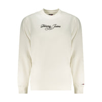 Tommy Hilfiger Felpa Donna in Cotone Bianco