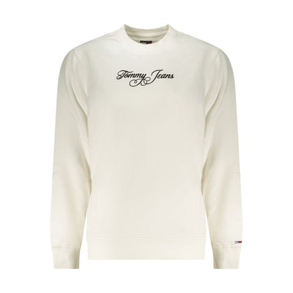 Tommy Hilfiger Felpa Donna in Cotone Bianco