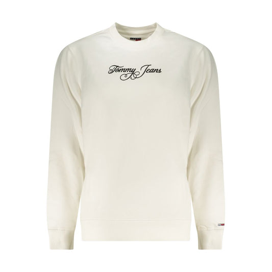 Tommy Hilfiger Felpa Donna in Cotone Bianco