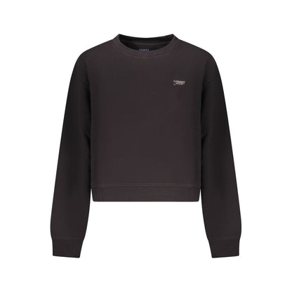 Sweat-shirt Tommy Hilfiger en coton noir pour femme