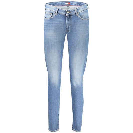 Tommy Hilfiger Jeans Slim da Donna in Cotone Blu