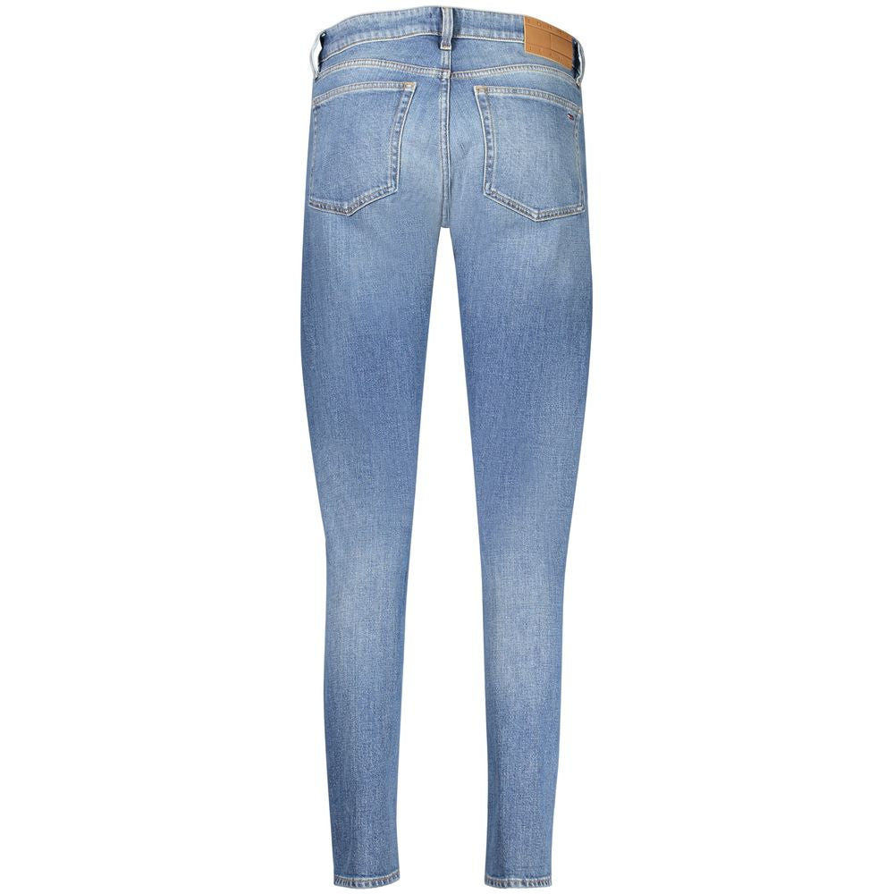 Jean slim bleu en coton pour femme Tommy Hilfiger