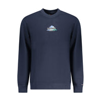 Felpa da uomo in cotone blu Tommy Hilfiger