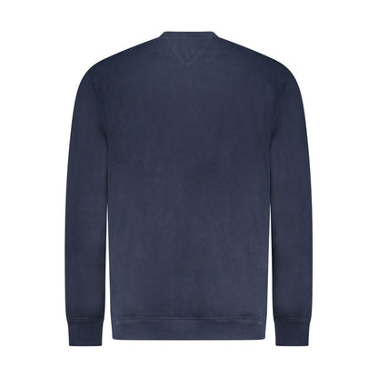 Felpa da uomo in cotone blu Tommy Hilfiger