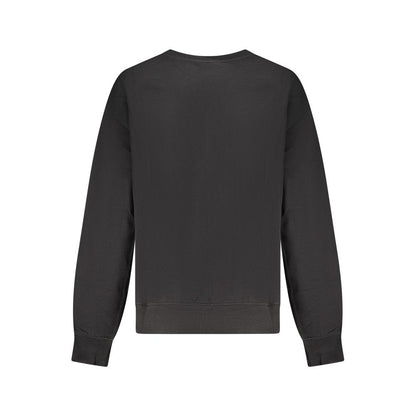 Felpa da donna in cotone nero Calvin Klein