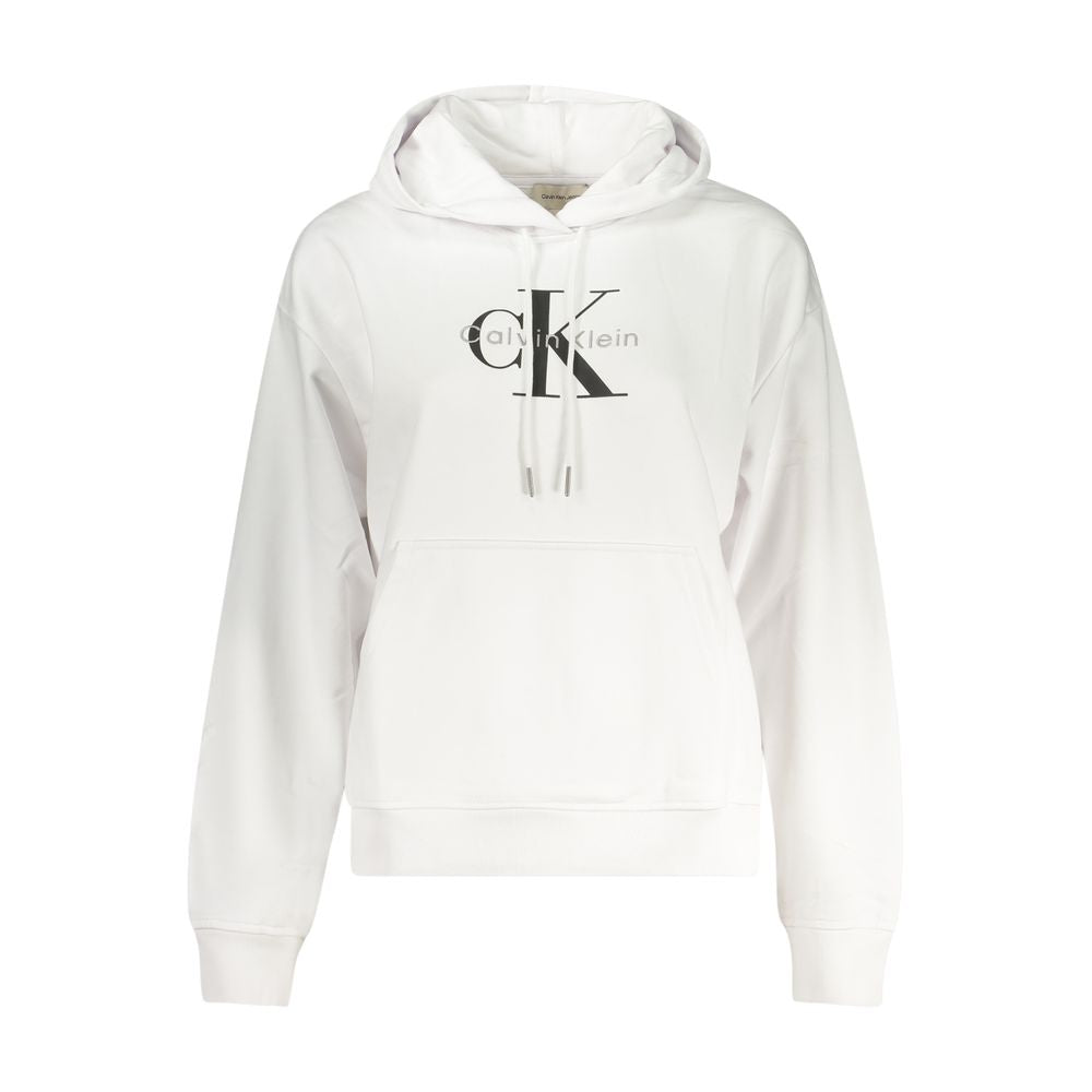 Felpa Calvin Klein da donna in cotone bianco