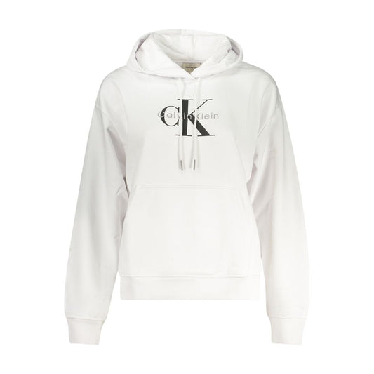 Felpa Calvin Klein da donna in cotone bianco