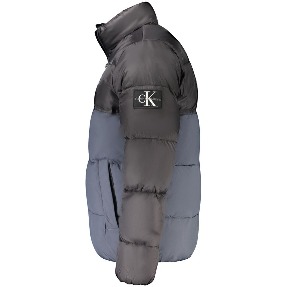 Giacca da uomo Calvin Klein in poliestere blu