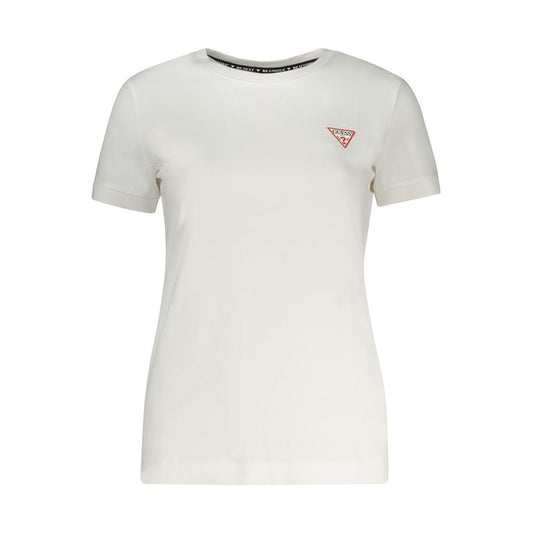T-shirt Guess in cotone bianco da donna