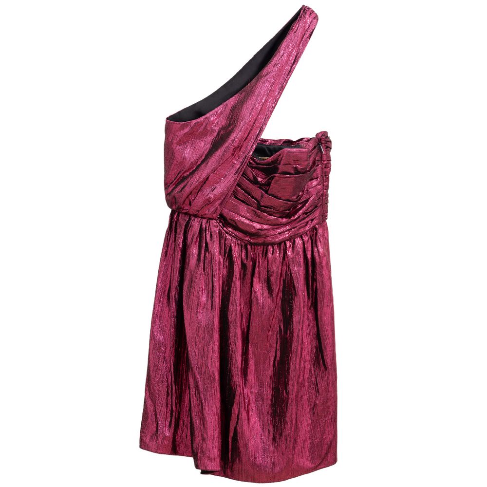 Robe Courte Saint Laurent en Viscose Fuchsia