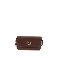 Sac bandoulière PINKO Bos Taurus en cuir de veau marron