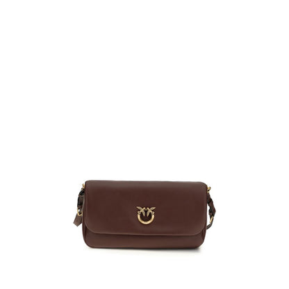 Sac bandoulière PINKO Bos Taurus en cuir de veau marron