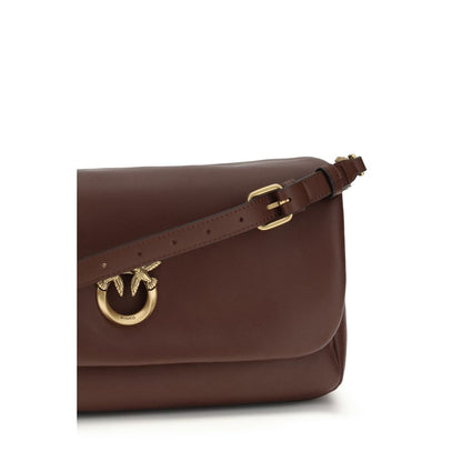 Sac bandoulière PINKO Bos Taurus en cuir de veau marron