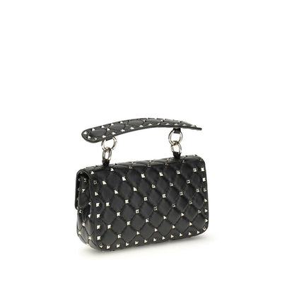 Sac à main Valentino Garavani en agneau noir Ovis Aries Aries