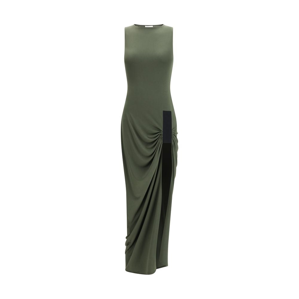 Robe décontractée bicolore en polyester Coperni