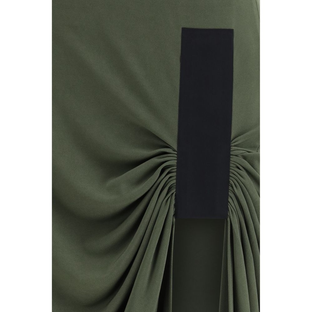 Robe décontractée bicolore en polyester Coperni