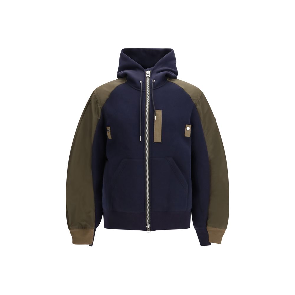 Felpa Sacai in cotone multicolore