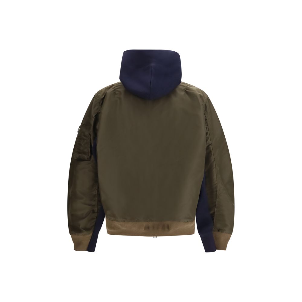 Felpa Sacai in cotone multicolore