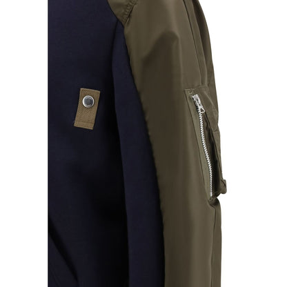Felpa Sacai in cotone multicolore