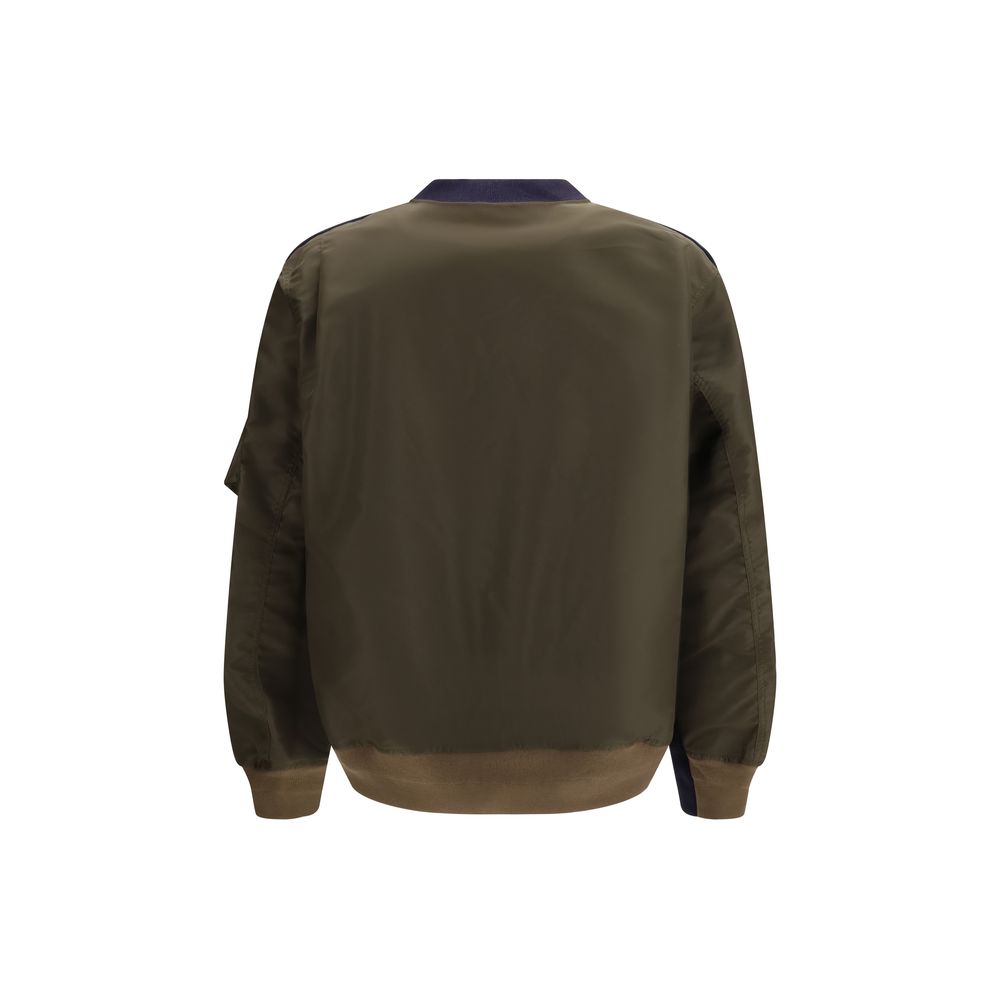 Sweat-shirt Sacai bleu en coton