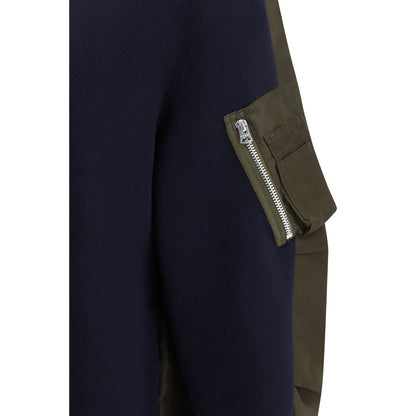 Sweat-shirt Sacai bleu en coton