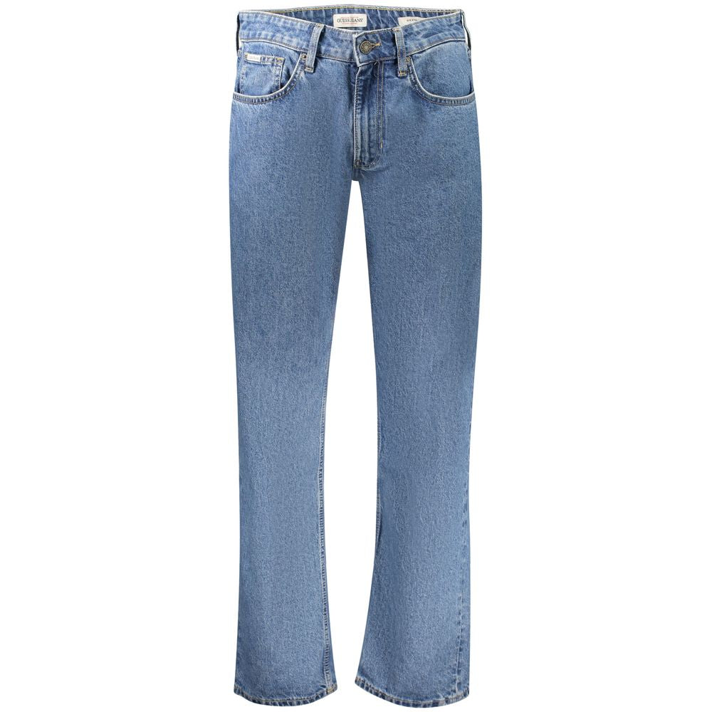 Jean Guess Jeans Blu Cotton pour homme