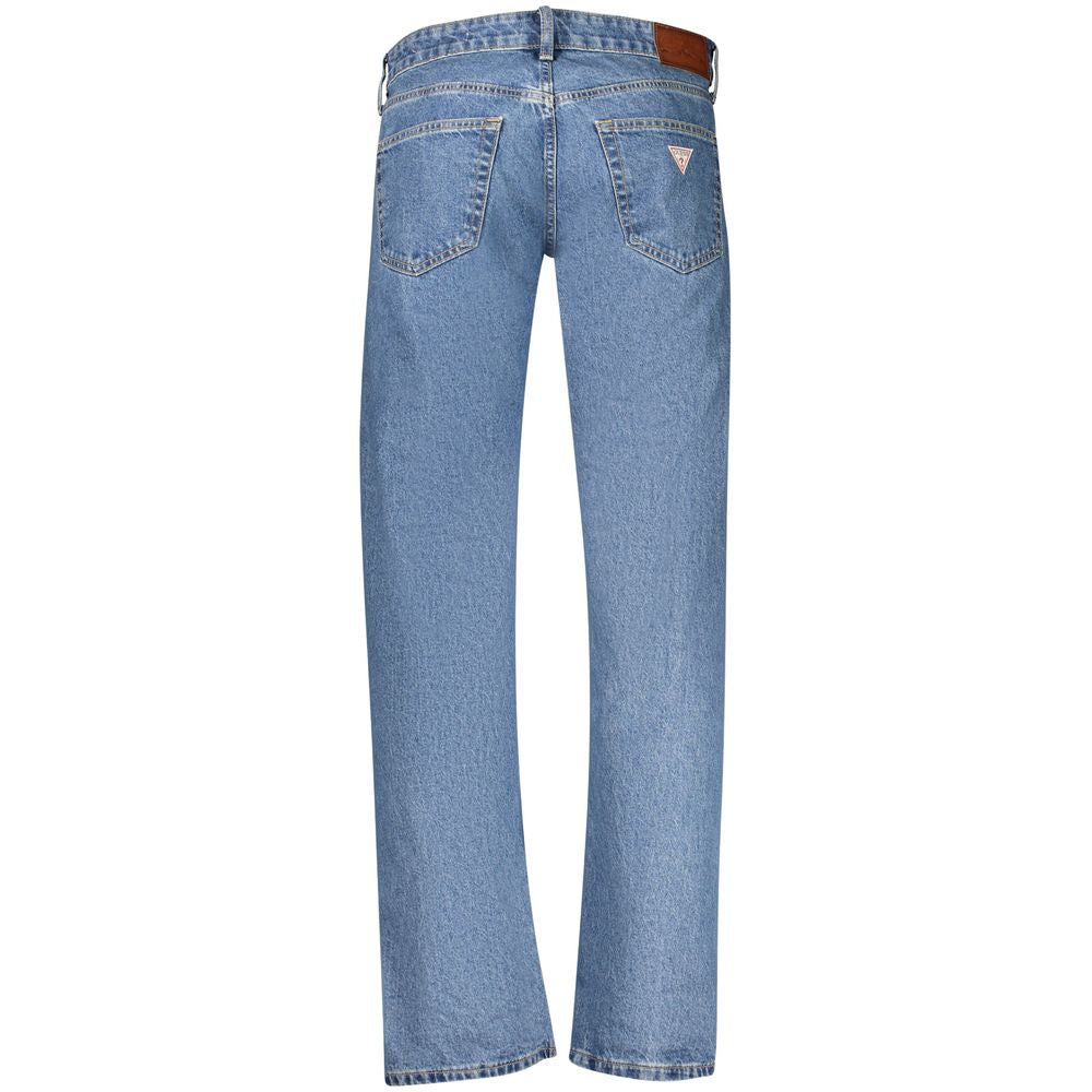 Jean Guess Jeans Blu Cotton pour homme