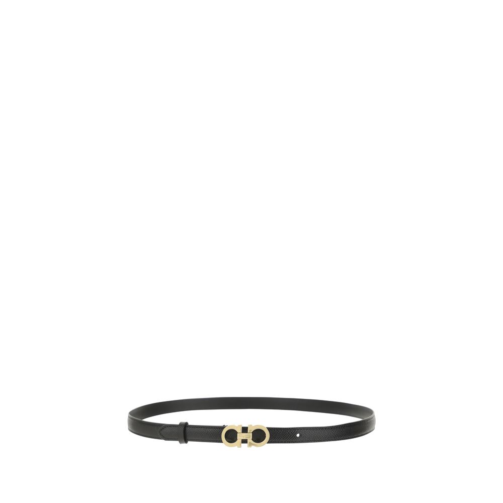Ceinture fine Ferragamo en cuir de veau Bos Taurus