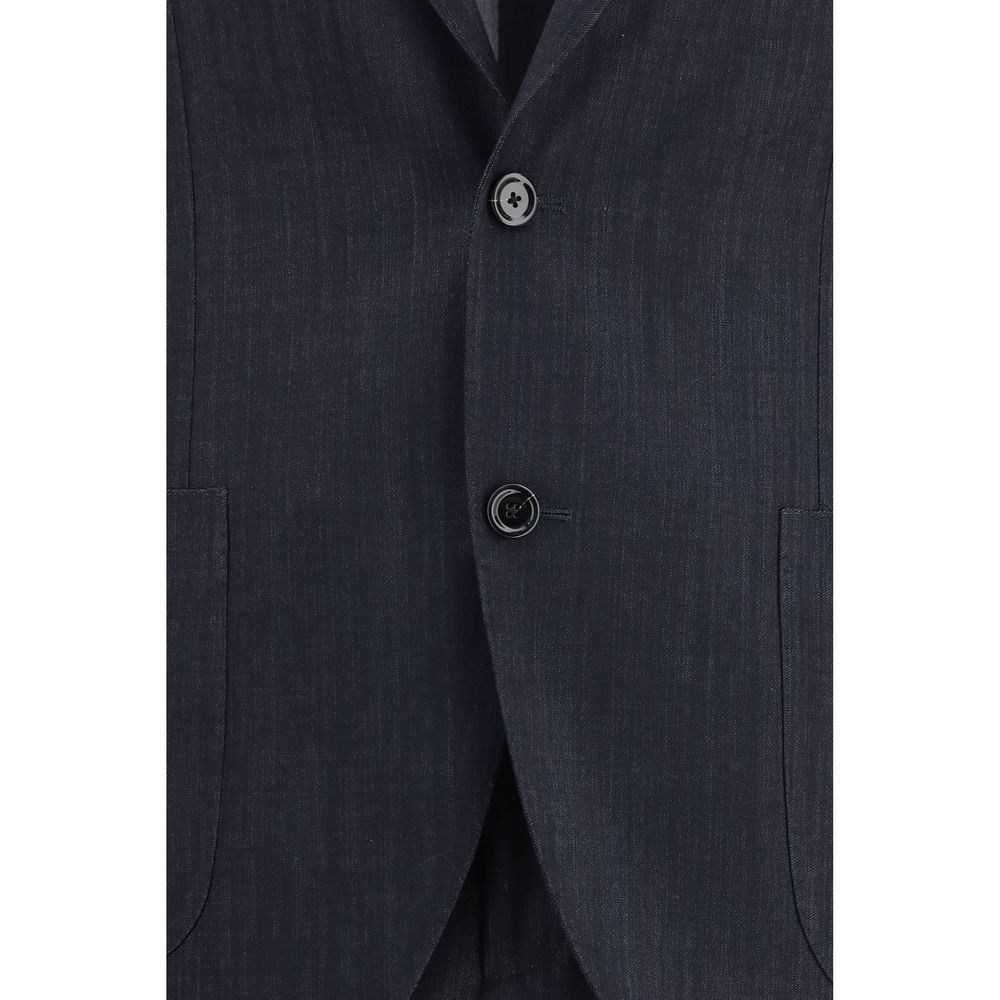 Abito due pezzi Lardini in cotone blu