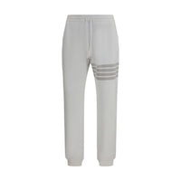 Thom Browne Joggers bianchi in cotone (Pantaloni da ginnastica)