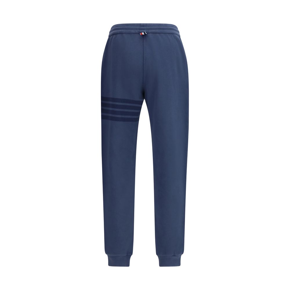 Thom Browne Pantaloni Casual in Cotone Blu