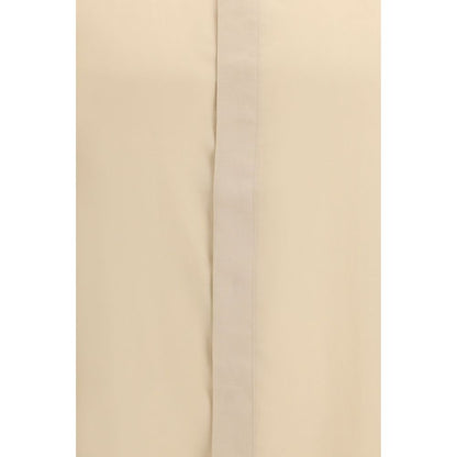 Camicia Lardini in Tencel Beige