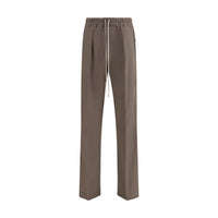 Pantalon décontracté Rick Owens en viscose marron
