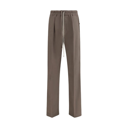 Pantalon décontracté Rick Owens en viscose marron