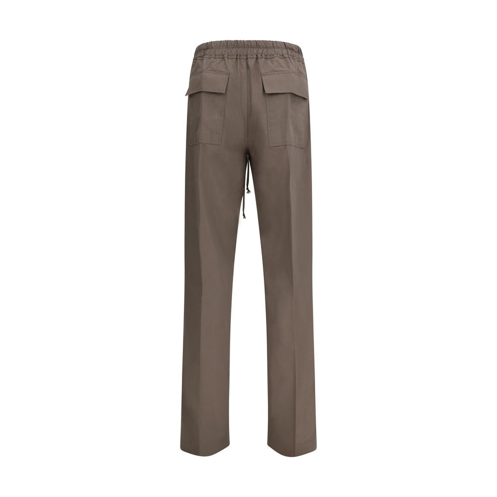 Pantalon décontracté Rick Owens en viscose marron